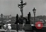 Image of The Charles (Karlsbrucke) Bridge Prague Czechoslovakia, 1945, second 39 stock footage video 65675046375