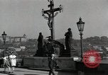 Image of The Charles (Karlsbrucke) Bridge Prague Czechoslovakia, 1945, second 40 stock footage video 65675046375