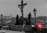 Image of The Charles (Karlsbrucke) Bridge Prague Czechoslovakia, 1945, second 43 stock footage video 65675046375
