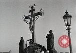 Image of The Charles (Karlsbrucke) Bridge Prague Czechoslovakia, 1945, second 47 stock footage video 65675046375