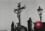 Image of The Charles (Karlsbrucke) Bridge Prague Czechoslovakia, 1945, second 48 stock footage video 65675046375