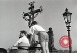 Image of The Charles (Karlsbrucke) Bridge Prague Czechoslovakia, 1945, second 53 stock footage video 65675046375