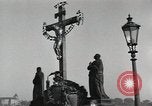 Image of The Charles (Karlsbrucke) Bridge Prague Czechoslovakia, 1945, second 56 stock footage video 65675046375