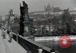 Image of Karlsbrucke or Charles Bridge Prague Czechoslovakia, 1945, second 28 stock footage video 65675046376