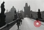 Image of Karlsbrucke or Charles Bridge Prague Czechoslovakia, 1945, second 46 stock footage video 65675046376