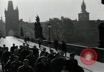 Image of Karlsbrucke or Charles Bridge Prague Czechoslovakia, 1945, second 59 stock footage video 65675046376