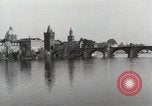 Image of Prague and the Vltava River Prague Czechoslovakia, 1945, second 62 stock footage video 65675046377