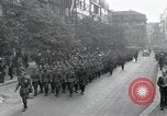Image of Czech soldiers march Prague Czechoslovakia, 1945, second 4 stock footage video 65675046381