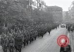 Image of Czech soldiers march Prague Czechoslovakia, 1945, second 9 stock footage video 65675046381