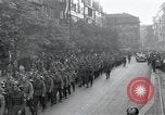 Image of Czech soldiers march Prague Czechoslovakia, 1945, second 11 stock footage video 65675046381