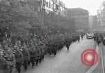 Image of Czech soldiers march Prague Czechoslovakia, 1945, second 12 stock footage video 65675046381