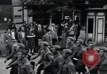 Image of Czech soldiers march Prague Czechoslovakia, 1945, second 18 stock footage video 65675046381