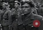 Image of Czech soldiers march Prague Czechoslovakia, 1945, second 30 stock footage video 65675046381