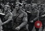 Image of Czech soldiers march Prague Czechoslovakia, 1945, second 31 stock footage video 65675046381