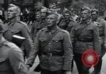 Image of Czech soldiers march Prague Czechoslovakia, 1945, second 36 stock footage video 65675046381