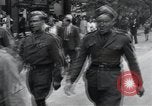 Image of Czech soldiers march Prague Czechoslovakia, 1945, second 39 stock footage video 65675046381
