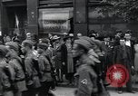 Image of Czech soldiers march Prague Czechoslovakia, 1945, second 48 stock footage video 65675046381