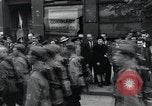 Image of Czech soldiers march Prague Czechoslovakia, 1945, second 54 stock footage video 65675046381