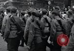 Image of Czech soldiers march Prague Czechoslovakia, 1945, second 57 stock footage video 65675046381