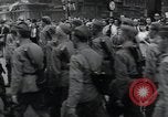 Image of Czech soldiers march Prague Czechoslovakia, 1945, second 59 stock footage video 65675046381