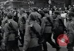 Image of Czech soldiers march Prague Czechoslovakia, 1945, second 62 stock footage video 65675046381