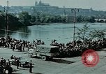 Image of Russian troops Prague Czechoslovakia, 1945, second 20 stock footage video 65675046387