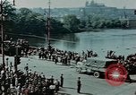 Image of Russian troops Prague Czechoslovakia, 1945, second 22 stock footage video 65675046387