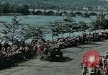Image of Russian troops Prague Czechoslovakia, 1945, second 39 stock footage video 65675046387