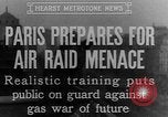 Image of training against air raid Paris France, 1935, second 9 stock footage video 65675046407