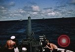 Image of USS Bayfield Pacific Ocean, 1945, second 28 stock footage video 65675046440