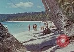 Image of people at beach Pacific Theater, 1945, second 33 stock footage video 65675046444