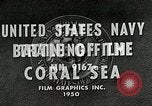 Image Bataille de mer de corail Océan Pacifique, 1942, de la seconde 19 séquences d'archives historiques vidéo 65675046472