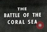 Image Bataille de mer de corail Océan Pacifique, 1942, de la seconde 23 séquences d'archives historiques vidéo 65675046472