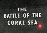 Image Bataille de mer de corail Océan Pacifique, 1942, de la seconde 25 séquences d'archives historiques vidéo 65675046472