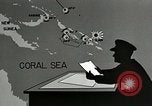 Image film de formation à propos de la bataille de la mer de corail Océan Pacifique, 1942, de la seconde 15 séquences d'archives historiques vidéo 65675046475