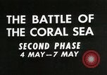 Image film de formation à propos de la bataille de la mer de corail Océan Pacifique, 1950, de la seconde 3 séquences d'archives historiques vidéo 65675046476