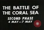 Image film de formation à propos de la bataille de la mer de corail Océan Pacifique, 1950, de la seconde 4 séquences d'archives historiques vidéo 65675046476