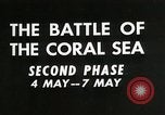 Image film de formation à propos de la bataille de la mer de corail Océan Pacifique, 1950, de la seconde 6 séquences d'archives historiques vidéo 65675046476