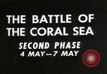 Image film de formation à propos de la bataille de la mer de corail Océan Pacifique, 1950, de la seconde 7 séquences d'archives historiques vidéo 65675046476