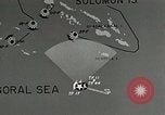 Image film de formation à propos de la bataille de la mer de corail Océan Pacifique, 1950, de la seconde 32 séquences d'archives historiques vidéo 65675046477