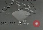 Image film de formation à propos de la bataille de la mer de corail Océan Pacifique, 1950, de la seconde 36 séquences d'archives historiques vidéo 65675046477