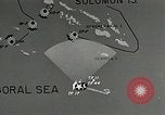 Image film de formation à propos de la bataille de la mer de corail Océan Pacifique, 1950, de la seconde 41 séquences d'archives historiques vidéo 65675046477