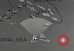 Image film de formation à propos de la bataille de la mer de corail Océan Pacifique, 1950, de la seconde 43 séquences d'archives historiques vidéo 65675046477