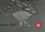 Image film de formation à propos de la bataille de la mer de corail Océan Pacifique, 1950, de la seconde 47 séquences d'archives historiques vidéo 65675046477
