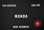 Image of Captured Japanese airfield Munda New Georgia Solomon Islands, 1943, second 3 stock footage video 65675046491
