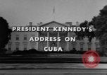 Image of John F Kennedy during Cuban Missile Crisis United States USA, 1962, second 3 stock footage video 65675046517