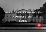 Image of John F Kennedy during Cuban Missile Crisis United States USA, 1962, second 4 stock footage video 65675046517