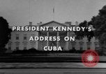Image of John F Kennedy during Cuban Missile Crisis United States USA, 1962, second 5 stock footage video 65675046517