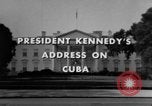 Image of John F Kennedy during Cuban Missile Crisis United States USA, 1962, second 7 stock footage video 65675046517