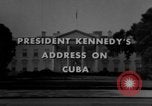 Image of John F Kennedy during Cuban Missile Crisis United States USA, 1962, second 10 stock footage video 65675046517